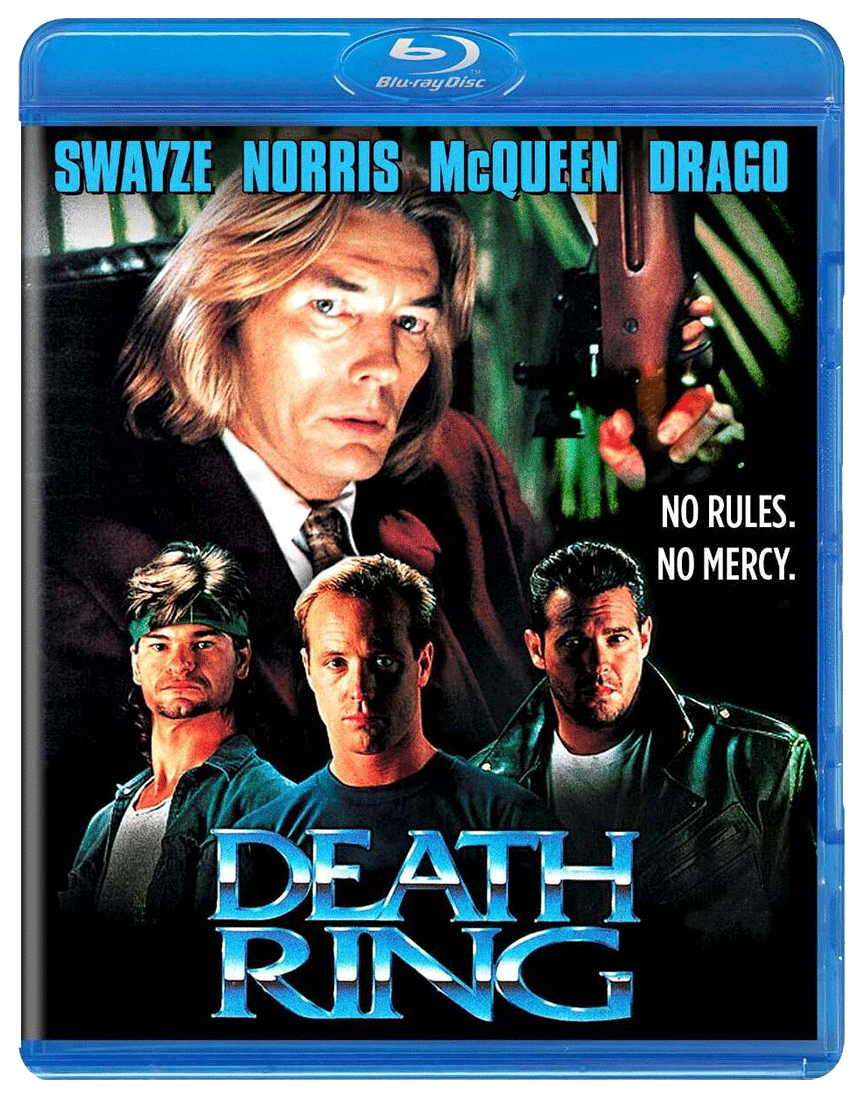 KFMovieGuide's tweet photo. NEWS: #DeathRing - a 1992 low-budget action film starring #MikeNorris, #DonSwayze, #ChadMcQueen, #BillyDrago and #GeorgeCheung - lands on Blu-ray on 7 September courtesy of #CodeRed. Pre-order now on Amazon. https://t.co/7p95mlwK1n https://t.co/Ds2zDjrQwa