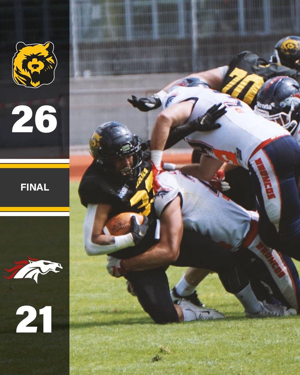 Bern Grizzlies (@berngrizzlies) on Twitter photo Geschafft! Die Seniors gewinnen im spannenden Heimspiel gegen die <a href="/CalandaBroncos/">Calanda Broncos</a> verdient mit 2️⃣6️⃣:2️⃣1️⃣ Geschafft! Die Seniors gewinnen im spannenden Heimspiel gegen die <a href="/CalandaBroncos/">Calanda Broncos</a> verdient mit 2️⃣6️⃣:2️⃣1️⃣