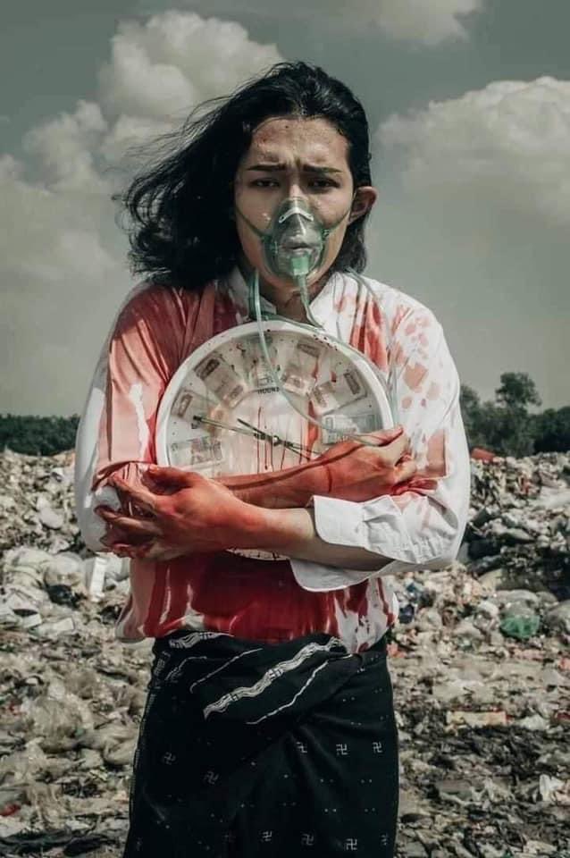Ngal13's tweet photo. MYANMAR NEEDS OXYGEN. 🇲🇲

#COVID19 infection rate is out of control and OXYGEN demand is very high. Junta SAC forcibly cut down OXYGEN Sources and committed to kill pro-democracy civilians. 🆘

WE NEED HELP FOR COVID-19
#MyanmarNeedsO2 #July11Coup
#WhatsHappeningInMyanmar https://t.co/I6cVZuyFpm