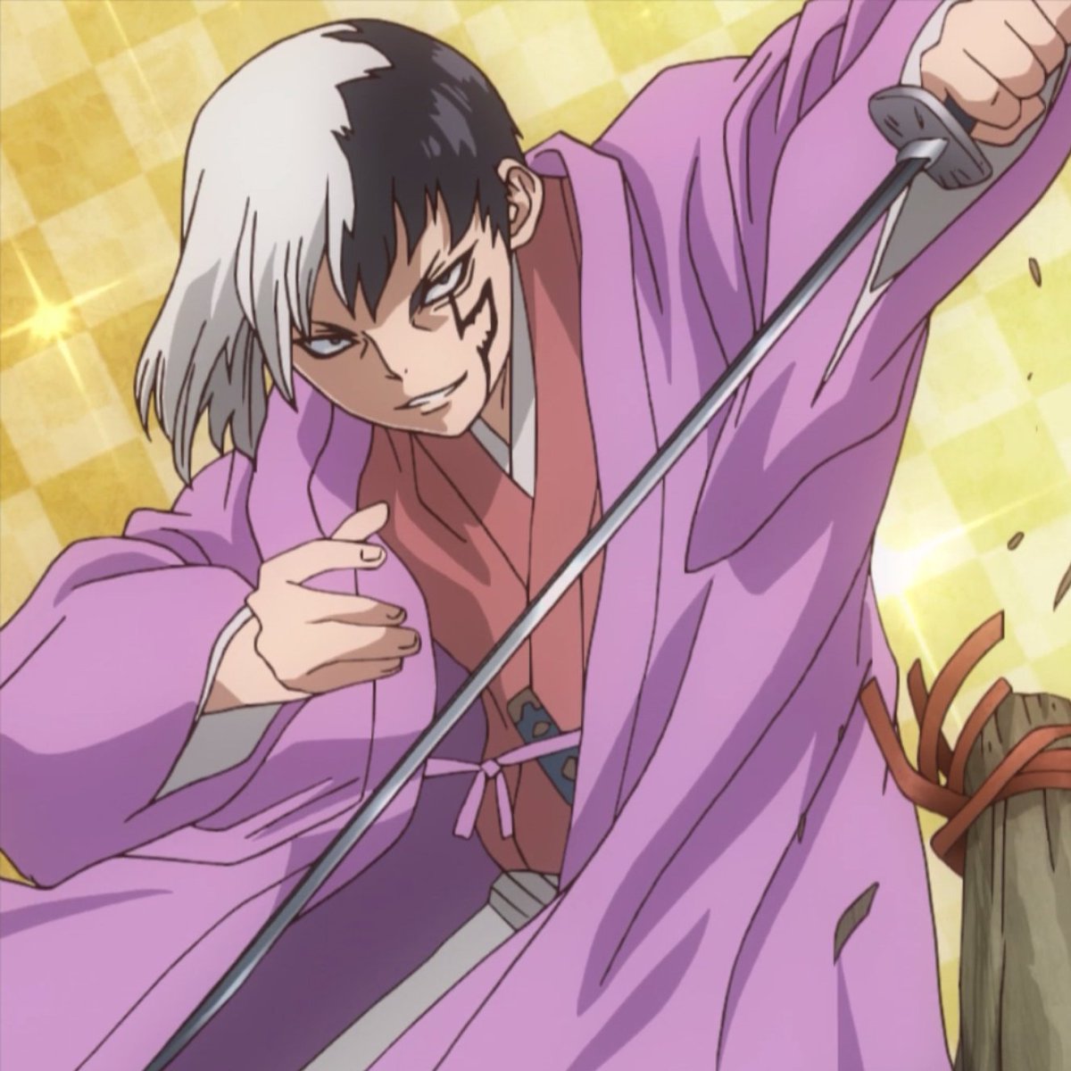 fieryjeanne's tweet photo. Every outfit Gen Asagiri wore: a thread ✨

Warning! ⚠ There might be Dr.STONE manga spoilers ahead https://t.co/niGAEtP9bE
