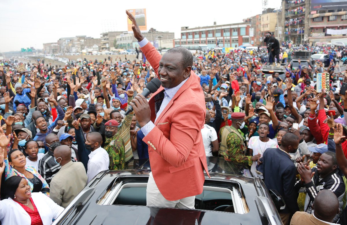 WilliamsRuto's tweet photo. Sunday service at African Holy Ghost Christian Church, Huruma, Nairobi County and later acknowledged greetings from the residents of Huruma. https://t.co/9BJOYGNxEL