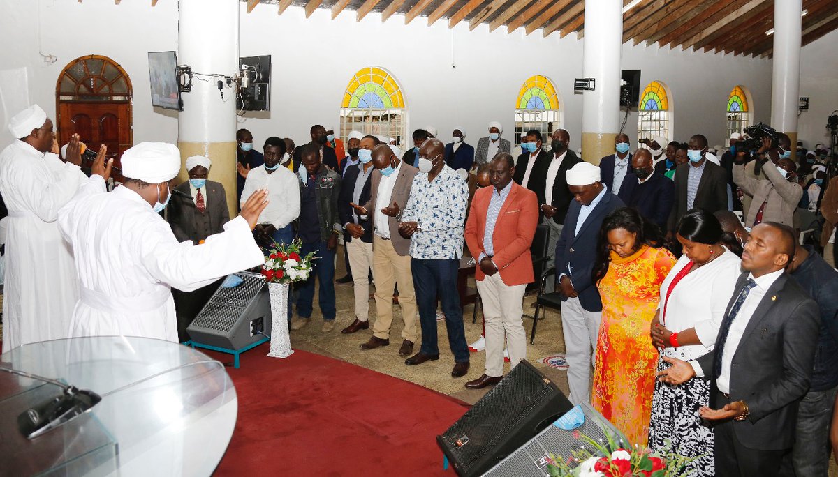 WilliamsRuto's tweet photo. Sunday service at African Holy Ghost Christian Church, Huruma, Nairobi County and later acknowledged greetings from the residents of Huruma. https://t.co/9BJOYGNxEL