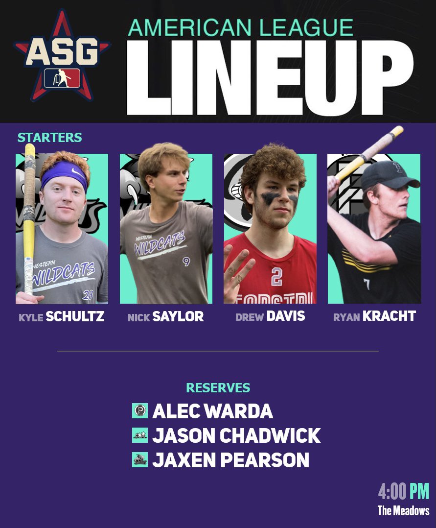 MLWWiffleBall's tweet photo. GAMEDAY!!! The AL and NL will face off in the 12th Annual MLW All Star Game at 4:00 PM ET! Winner of the game will receive home-field advantage in the 2021 World Series. The 12th Annual MLW Home Run Derby will follow right after the game as well! HUGE day in MLW🔥#MLW https://t.co/QpalQT4AZN