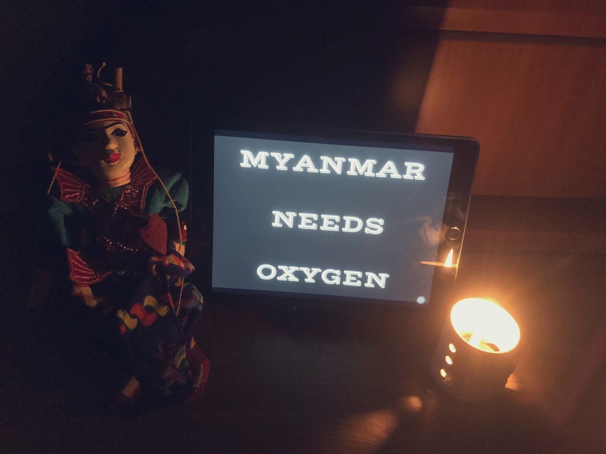 hninklwinoo's tweet photo. 11.7.2021 Candlelight strike with "Yoke thé" to Oppose the Genocidal Dictatorship was staged by Youths From Mandalay. 

WE NEED HELP FOR COVID-19

#MyanmarNeedsO2
#July11Coup
#WhatsHappeningInMyanmar https://t.co/zL0LvBySUz