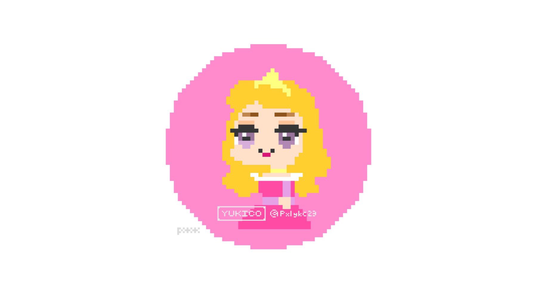 ドット絵 Pixelart オーロラ姫 眠れる森の美女 ディズニープリンセス T Co I54fyphxmk Twitter