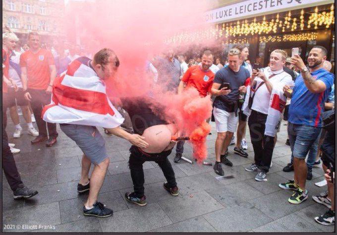 Might just pop down to Leicester Square, see what the vibe is li -

Oh.