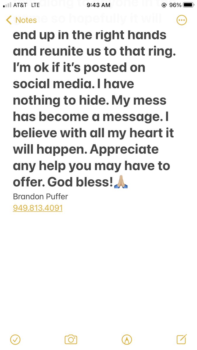 Please take a moment to read.... I’m so thankful for my brothers in the baseball community!🙏🏼