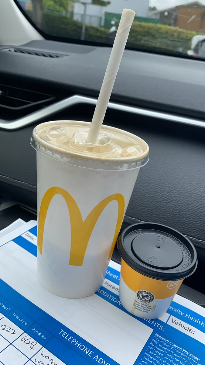 Can absolutely vouch for the Vanilla milkshake + espresso ambulance drink of choice. Thanks  @EdHill0 #TEDtalkfortheweeknd