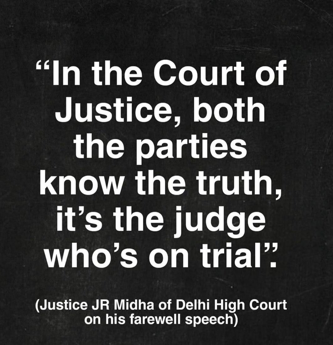 ShashiTharoor's tweet image. Profoundly wise — and SO true. Hats off to Justice Midha.