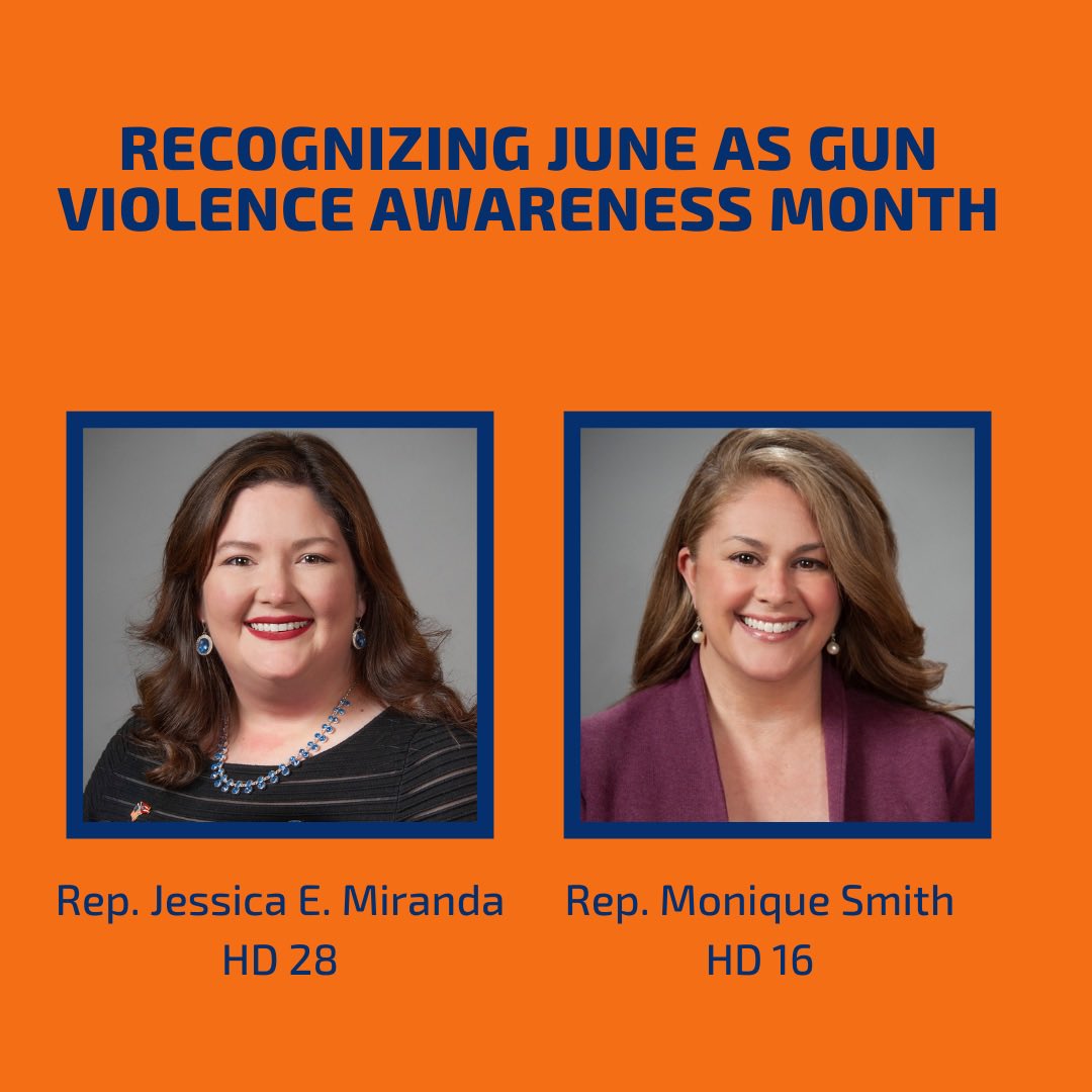 Jessica E. Miranda (@jessicaemiranda) on Twitter photo @RepMoniqueSmith & I intro’d HB360 which designates June as Gun Violence Awareness Month. It is my hope my fellow lawmakers are willing to join us in sending a message that we must #DoSomething to prevent senseless shootings from occurring across the state <a href="/MomsDemand/">Moms Demand Action</a> @RepMoniqueSmith & I intro’d HB360 which designates June as Gun Violence Awareness Month. It is my hope my fellow lawmakers are willing to join us in sending a message that we must #DoSomething to prevent senseless shootings from occurring across the state <a href="/MomsDemand/">Moms Demand Action</a>