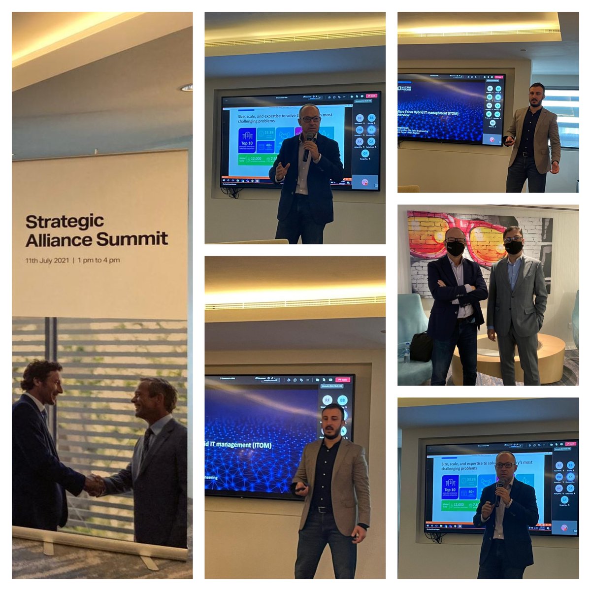 MicroFocusMEA's tweet image. @tderbass, Georges Farah, Khursheed Kangroo, Arindam S. having strategic discussions during the #Telco #AccountMapping session between #MicroFocus and Wipro Limited this afternoon.

#Alliances #partnerecosystem #bettertogether #wipro #strategyplanning #digitaltransformation