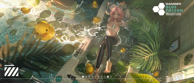 #Arknights #アークナイツ 
blue poison &amp; yellow duck 