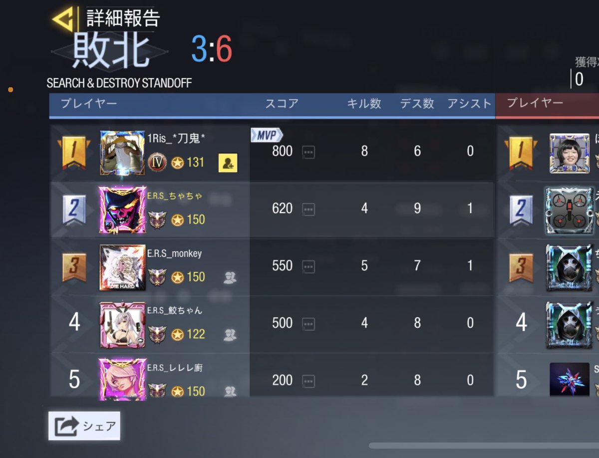 ers__clan's tweet photo. 7月11日(日)
23時スクリム

Extaseyクラン様

0-4

本日はスクリムありがとうございました！
また機会がありましたらよろしくお願いします！ https://t.co/rQZL3nvTFf