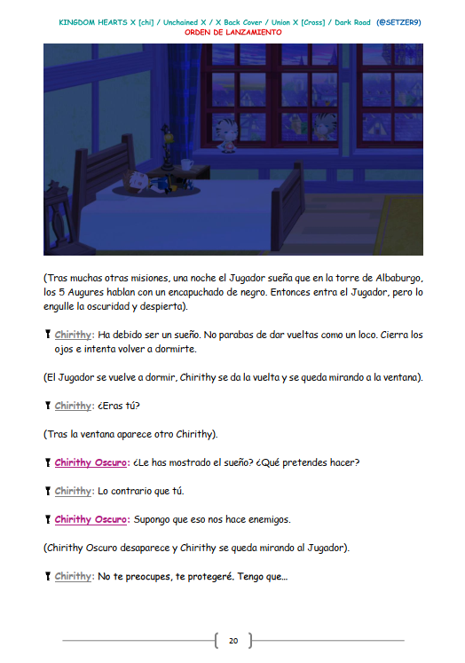 SETZER9's tweet photo. Fans de Kingdom Hearts, os presento:

"El Libro de las Profecías: La Aventura del/a Jugador/a, el Plan del Maestro y el Viaje de Xehanort".

Un PDF con la historia 100% (sin relleno) de los Juegos de Móviles. Versión del Jugador y de la Jugadora.

https://t.co/4ecVhrK9pK https://t.co/p99LPz1MTN