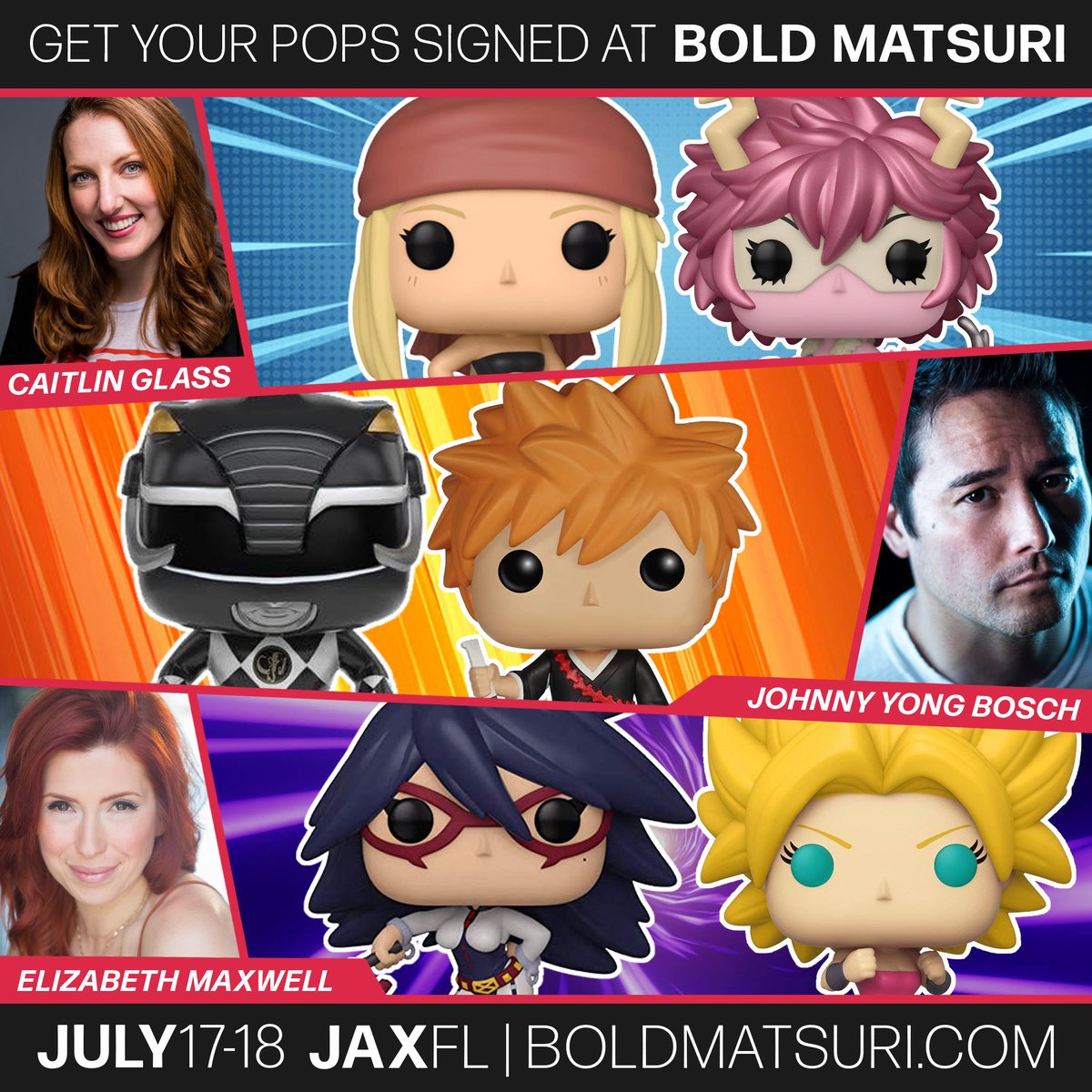 Bold Matsuri is next weekend on July 17-18 in #Jacksonville #Florida.

Do you love #collectibles? Now you can get them graded and authenticated all in one place. Check out #TheVVGS &amp; #Level10Certifications at #BoldMatsuri. See you next week! #anime

INFO - boldmatsuri.com