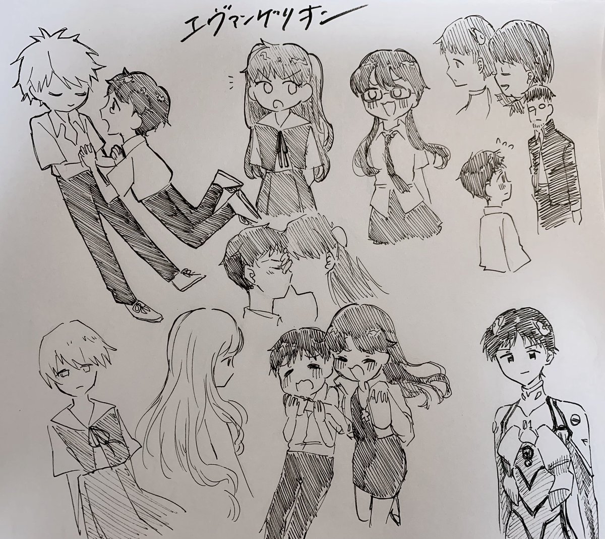 ここ最近の落書き 