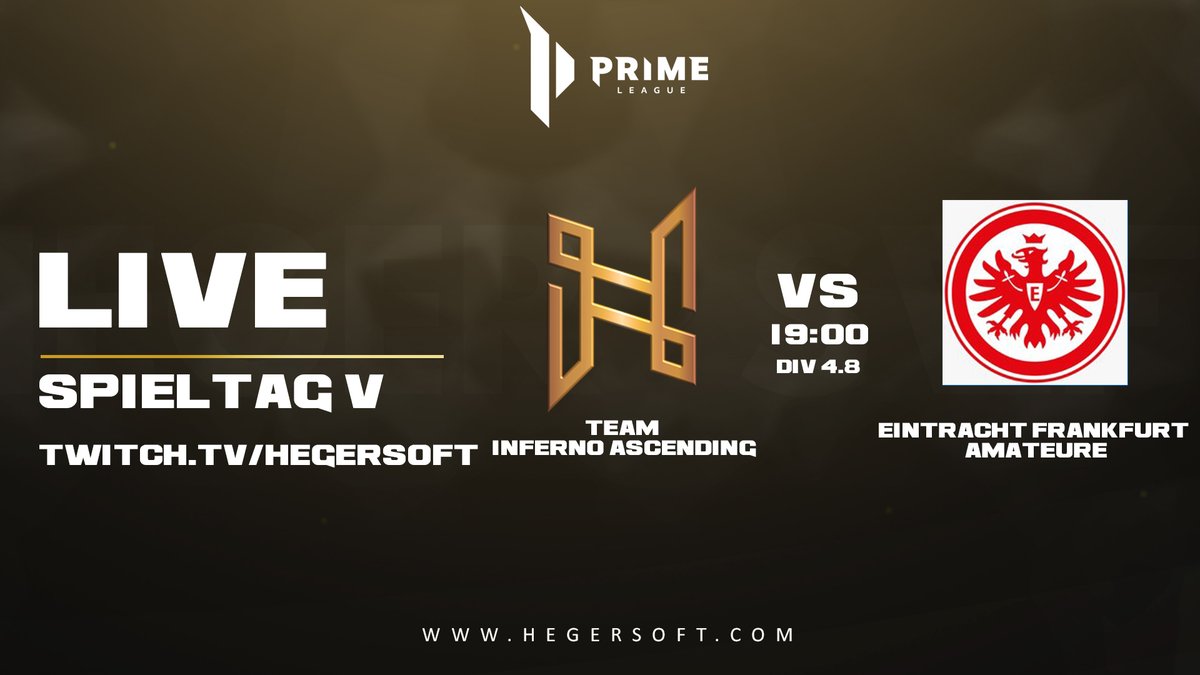 spreegital's tweet photo. // Prime League Spieltag 5 - Live - Team Inferno Ascending vs. @Eintrachtesport Amateure //

Der heutige Gegner von Inferno trägt einen großen Namen! Lässt sich das Team davon beeinflussen? Wir werden es um 19 Uhr sehen. #hegersoftfamily

📺https://t.co/hxbvZXvtSh https://t.co/zHQhy1c35K
