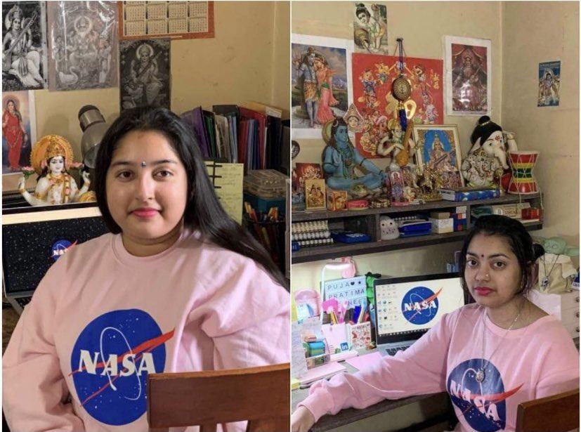 Line from <a href="/spacemomsmovie/">Space MOMs, a Film by Radha Bharadwaj</a>: “Space exploration is in the Indian DNA.”

Another line (woman talking about her granddaughter): “She’s going to ace [her exam]. Science is in her blood.”

Kudos to <a href="/NASA/">NASA</a> interns Pratima Roy and Pooja Roy for embodying the spirit of #SpaceMOMs!