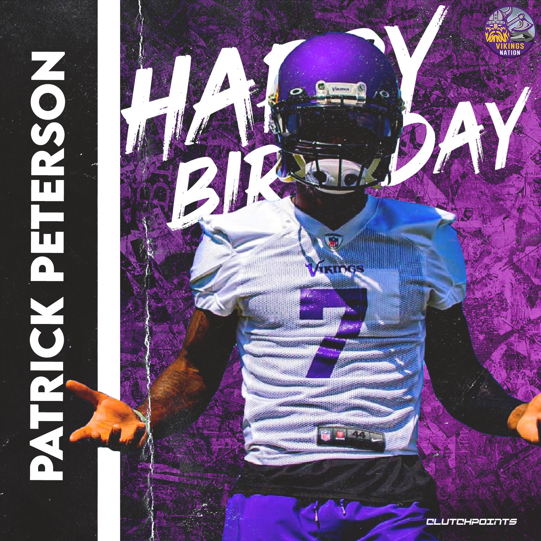 Let us join Vikings Nation in greeting 8x Pro Bowl and 3x All-Pro Patrick Peterson a happy 31st birthday!  