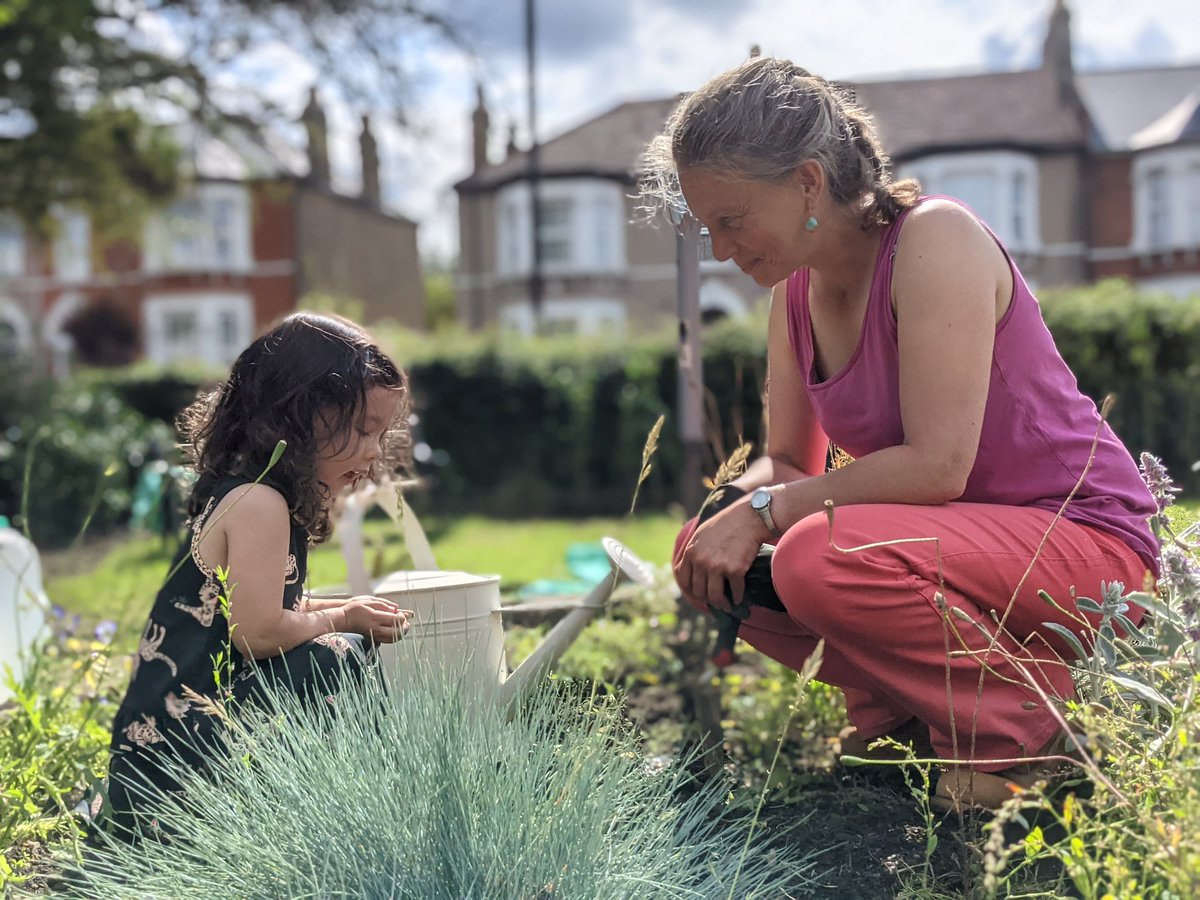 sofi_rose's tweet photo. Lottie had a blast giving a green fingered hand @VerdantLaneLamp ! https://t.co/cCTx9CiVFQ