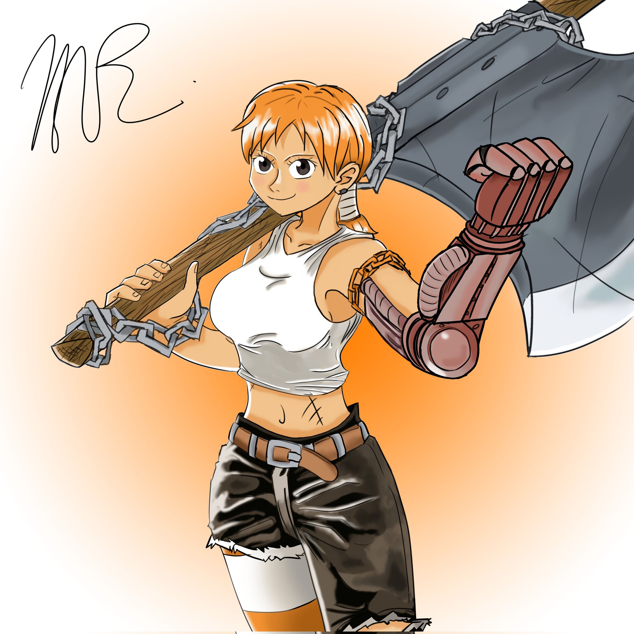 Hylianmike Early Concept Nami Onepiece ワンピース ナミ T Co Dsefswku7p Twitter