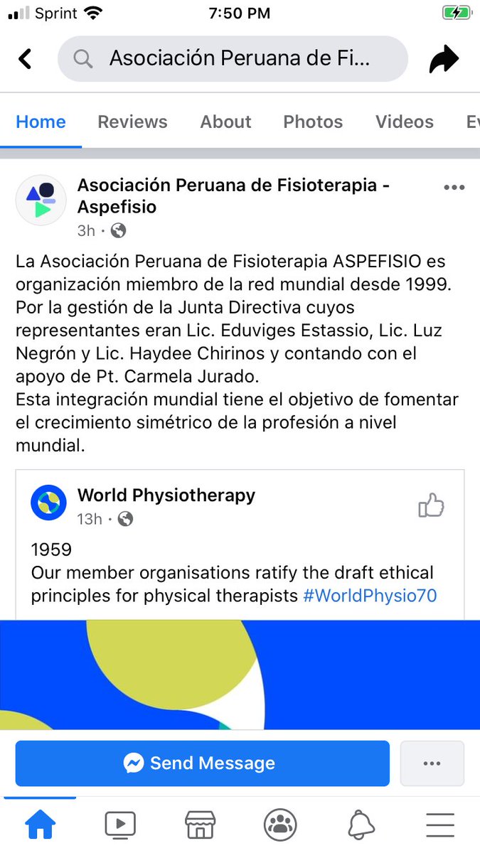 JuradoClaypool's tweet photo. Soy Fisioterapeuta, egresada de Universidades Peruanas,No hago prescripción de medicamentos, trabajo en equipo con médicos de distintas especialidades incluyendo fisiatras y otros profesionales de la salud. Cada profesión tiene su propio colegio profesional en todos los paises https://t.co/49eDZJh973