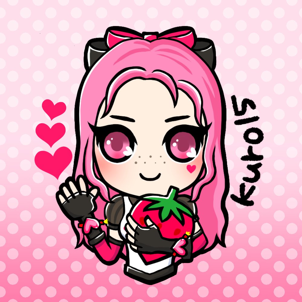 クロイチゴ 仮称 フォートナイトでいつも使ってるラブリーちゃんのイラストありちゃそに描いて貰ったと めっちゃ可愛いありがと T Co Lv8f3zgpt4 Twitter