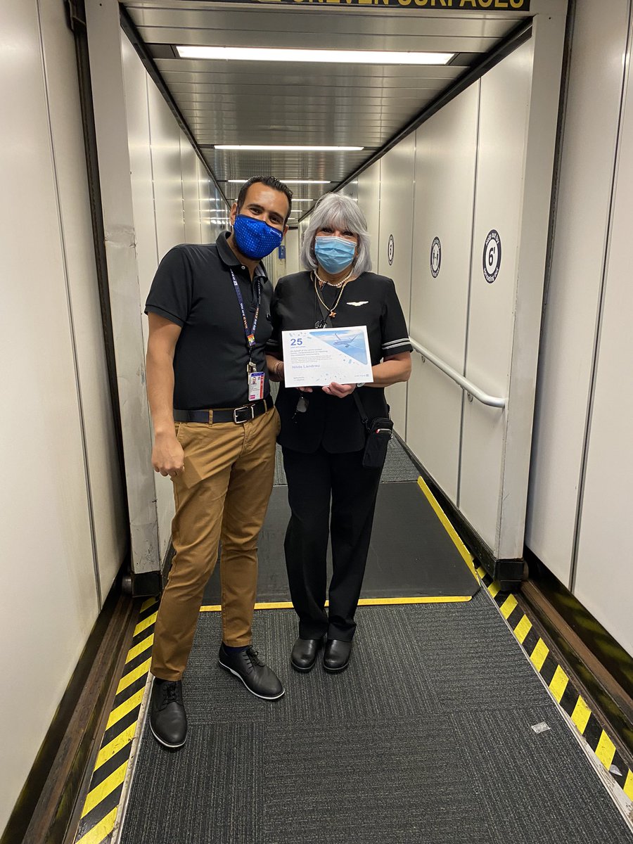 Congratulations Nilda on your 25 years anniversary with <a href="/united/">United Airlines</a> . Thank you for what you do and your dedication , We appreciate you !!! <a href="/StacyC_United/">Stacy Chudoba</a> <a href="/Izzy_United/">Izzy (He/Him/His)</a> <a href="/ronnieleeunited/">Ronnie E.</a> @EricBillingsEWR <a href="/EWR_SW/">EWRSW</a> <a href="/weareunited/">We Are United</a>