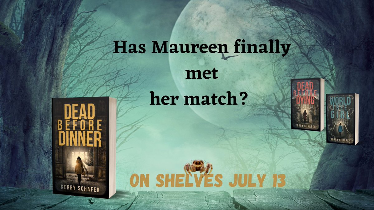 Kerry Schafer (@kerryschafer) on Twitter photo Once upon a time on Twitter, a geriatric vampire was born. And then veteran paranormal investigator Maureen popped onto the page & the Shadow Valley Manor series happened, and now--book 3, DEAD BEFORE DINNER is here! <a href="/linda_grimes/">Linda Grimes</a> amzn.to/3e6NNXn Once upon a time on Twitter, a geriatric vampire was born. And then veteran paranormal investigator Maureen popped onto the page & the Shadow Valley Manor series happened, and now--book 3, DEAD BEFORE DINNER is here! <a href="/linda_grimes/">Linda Grimes</a> amzn.to/3e6NNXn