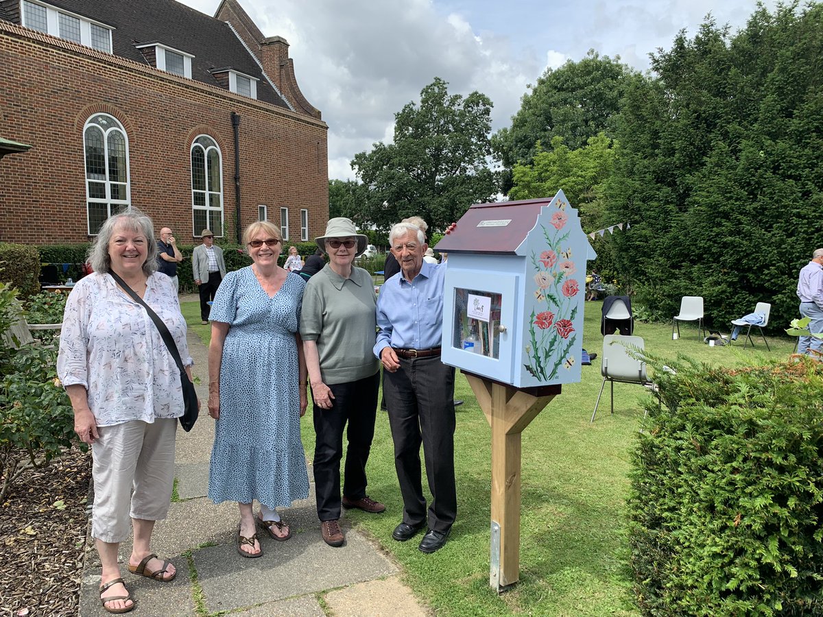A lovely afternoon with Minister Nadene and members of the congregation at the opening of the Little Lending Library at Christ Christ URC in Petts Wood, one of our current LCF causes.#coop #ItsWhatWeDo