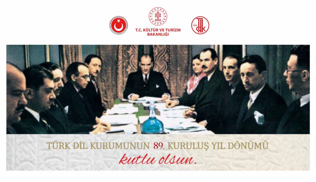 Türk Dil Kurumunun 89. Kuruluş Yıl Dönümü Kutlu Olsun!

🔗tdk.gov.tr/icerik/basinda…