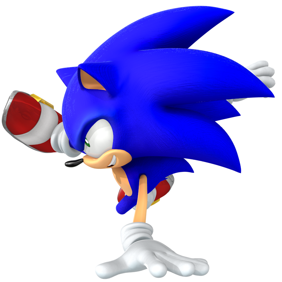 Nibroc.Rock on X: All new Classic Sonic Render, it's the first legit  render i've ever done of him, pretty way past cool, right?   / X