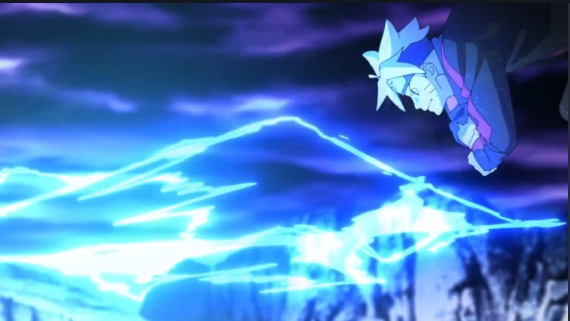 KAWATO_LR's tweet photo. Boruto Uzumaki's backflip X Sarada Uchiha's Chidori https://t.co/J1dldoQvbV