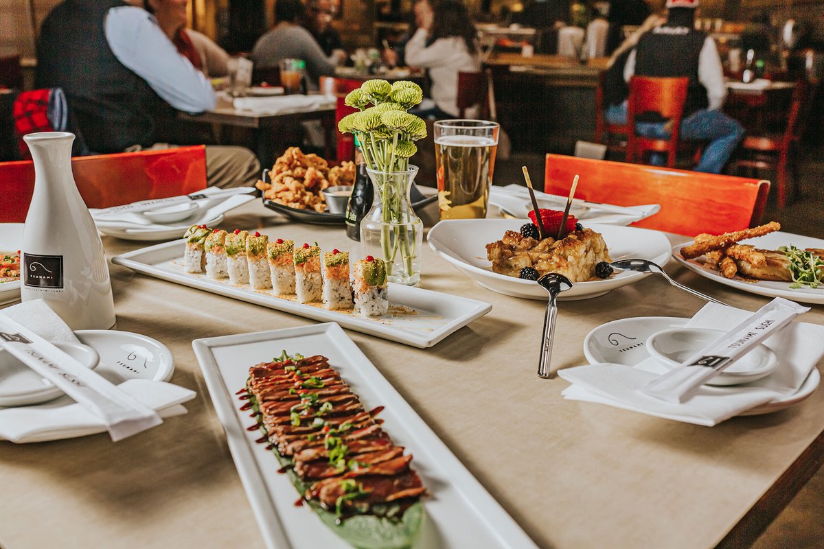 tsunamiLAF's tweet photo. Spend your weekend at Tsunami Lafayette! Grab a table here: https://t.co/nEeSrqP0UL https://t.co/hq5eTh7cPq