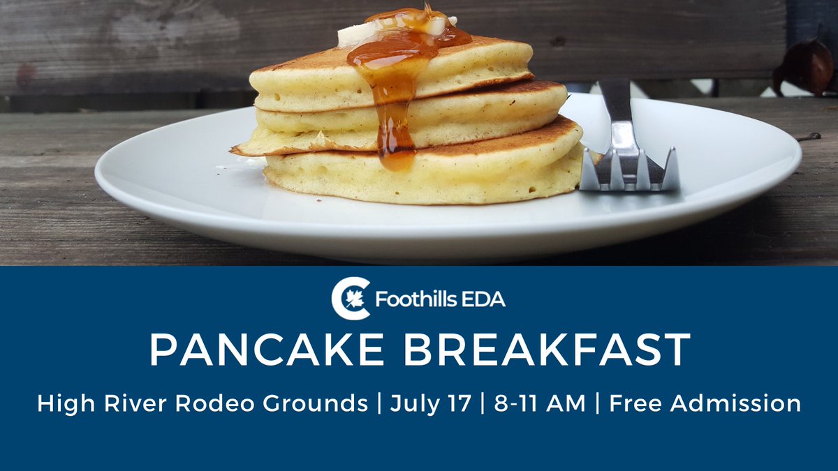 Rodeo season is upon us in the Foothills! Join us Saturday, July 17th at the High River Rodeo Grounds for a free pancake breakfast. Available from 8-11am. 🥞