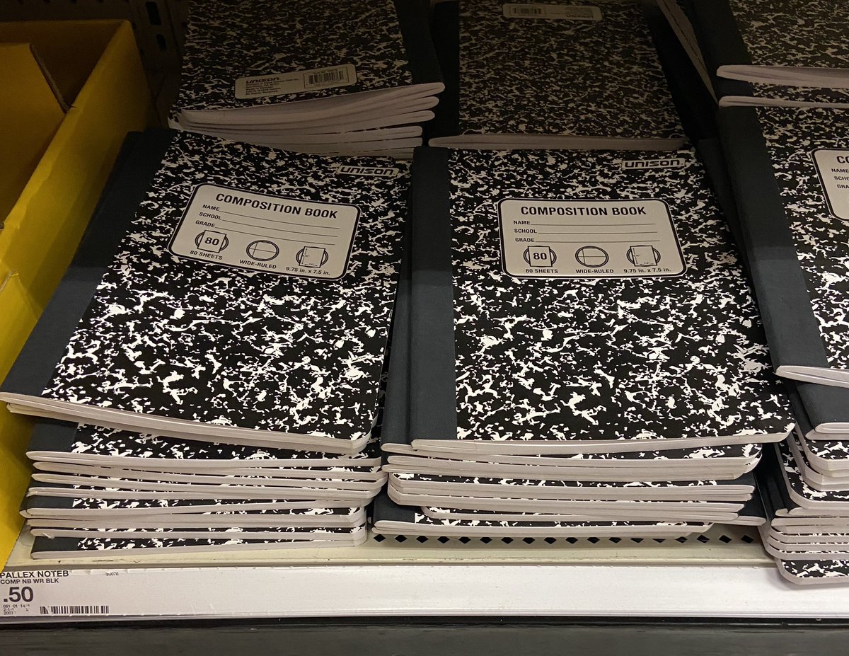 HarrisMath314's tweet image. It is that time! I know it is early but composition notebooks are only 50 cents. If you are in my class you know you will need it! Stop by target (or wherever you choose) and grab one. #schoolsupplies #interactivenotebook