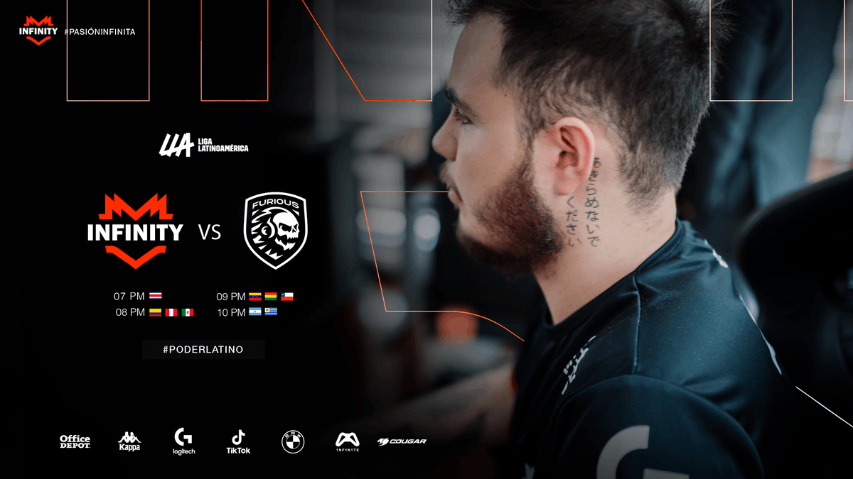 InFinitye_sport's tweet photo. #LLA | THE CLASH

Empieza la vuelta y nos volvemos a encontrar ante el equipo Furioso.  ¿Están listos?

🆚💀 @FuriousGamingLA  
📺 https://t.co/sb2PSzILOZ 

¡VAMOS POR LA VICTORIA!

#PasionInfinita ❤
#PoderLatino 🔥 
#goINF ♾ https://t.co/mXY2ikBIpX