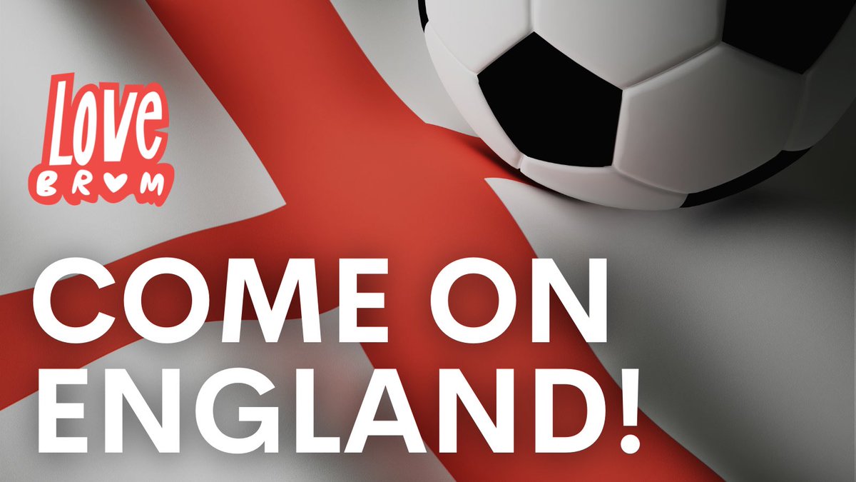 LoveBrumUK's tweet image. COME ON ENGLAND!
Enjoy the match, Brum ❤️
