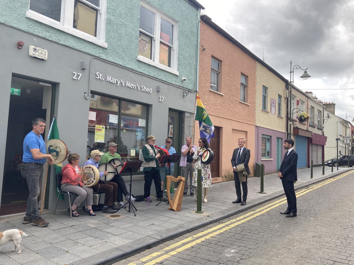 Great St Mary’s Men’s shed welcome of music 
<a href="/france_midwest/">Honorary Consul of France, Limerick 🇮🇪🇫🇷🇪🇺</a>