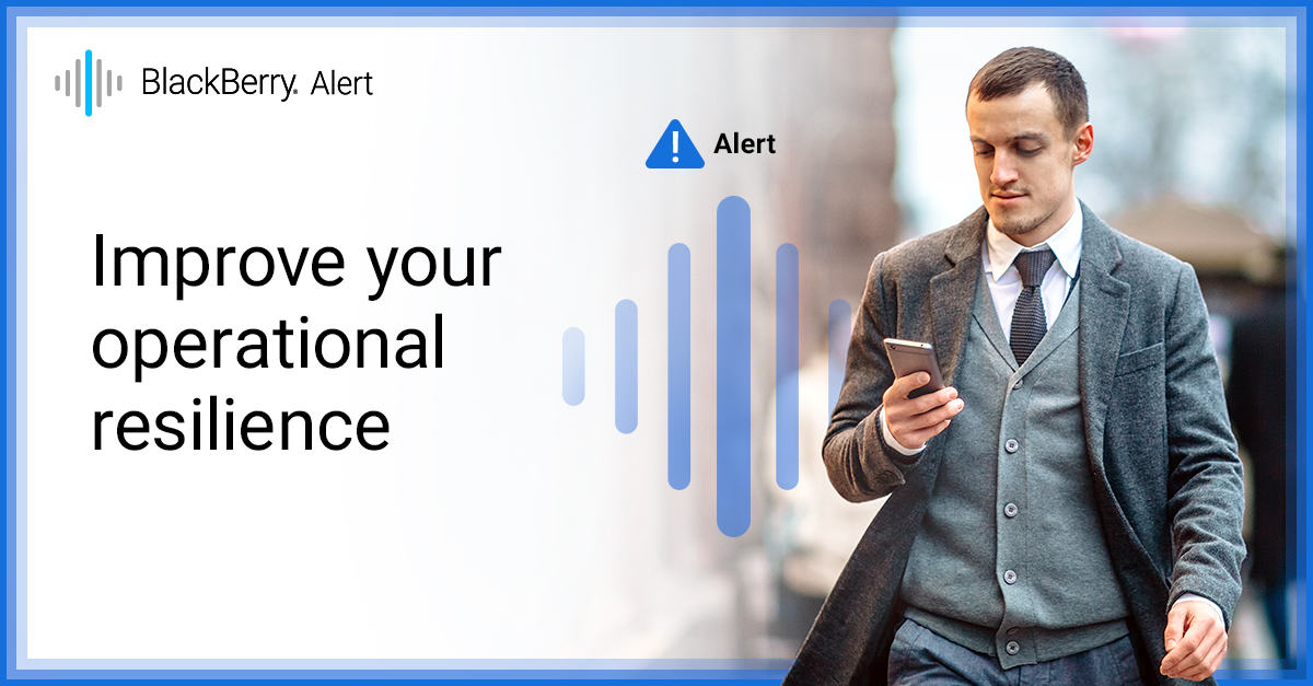 BlackBerry's tweet photo. #Criticalevents such as natural disasters and cyber attacks can have a negative impact on #businesscontinuity. 

Learn why IDC predicts the adoption of next-generation critical event management platforms like #BlackBerry Alert will continue to grow. https://t.co/SJgZusZzXq https://t.co/YWCLw122IT