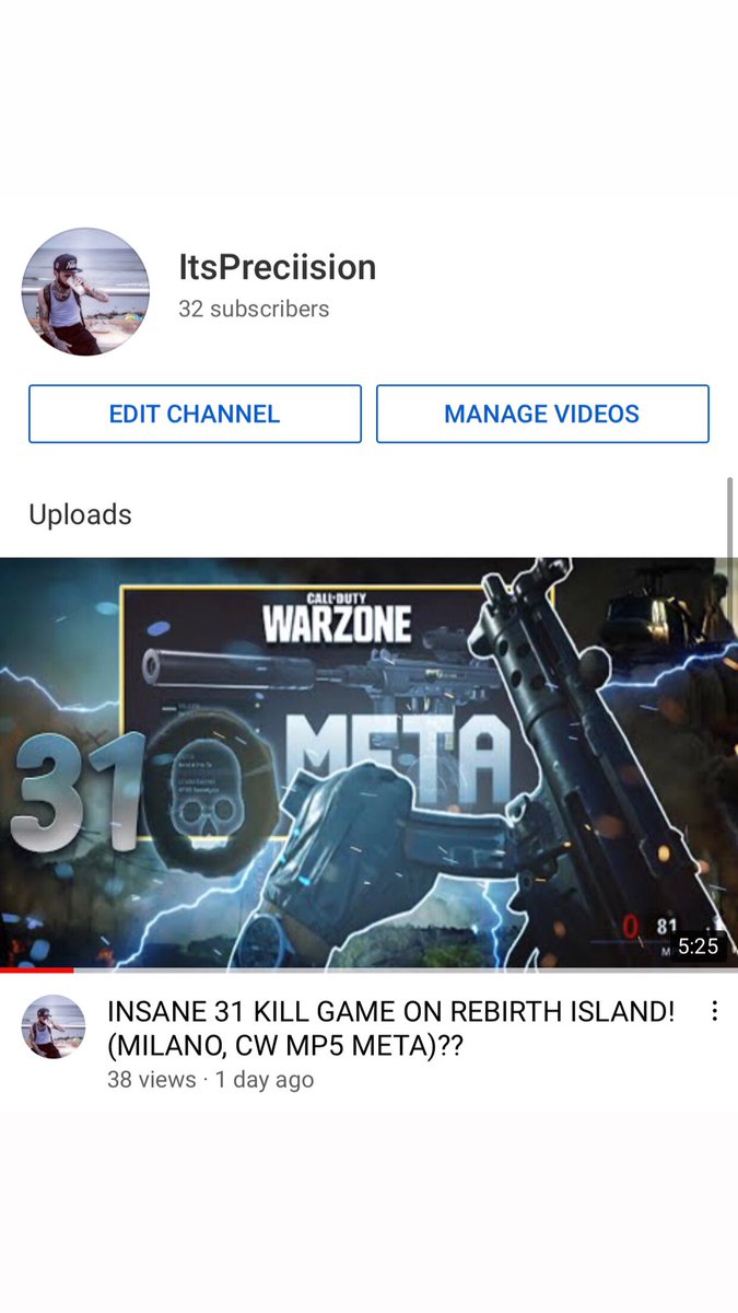 Loud_WZ's tweet photo. If anyone can drop a sub im a brand new content creator for warzone!! Also im following any content creators back an subbing to there youtube aswell!! Thanks guys! #YouTuber #promo4promo #ContentCreator # https://t.co/WwHbIuK4Ly