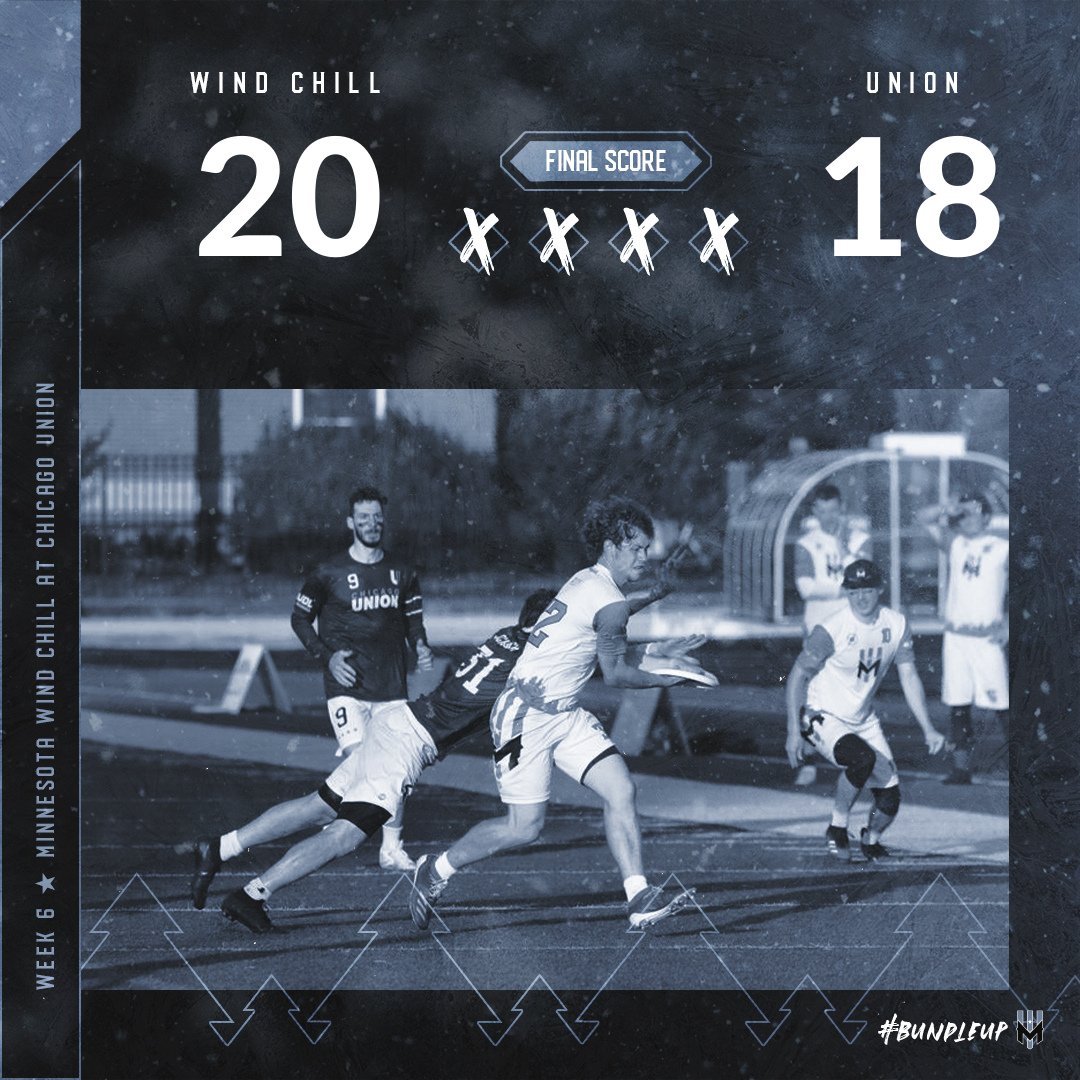 Coming home on top! Good game Chicago. 5-1. Onward! #AUDL2021