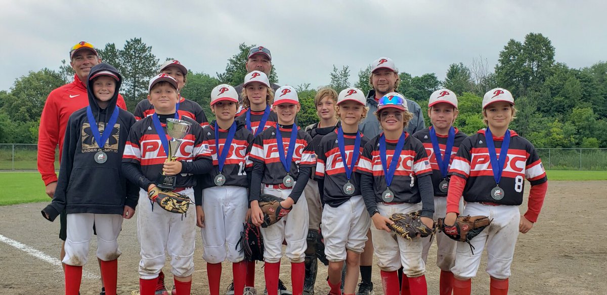 Our 11u boys and coaches showing that #pbcgrit once again bringing home some hardware on this rainy day!  Awesome job team!