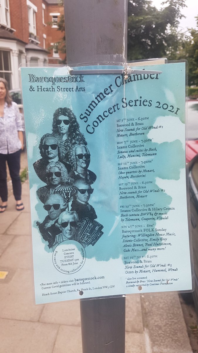 Baroquestock (@baroquestock) on Twitter photo Last night we had the last of our summer concert series with <a href="/BoxwoodandBrass/">Boxwood & Brass</a>, but the <a href="/HeathStChurch/">Heath Street Church</a> #TLC series continues every Tuesday at 1pm. This week featuring NCW3 with @ncostleywhite <a href="/conorchaplin/">Conor Chaplin</a> and Shane Forbes. That's enough time to recover from tonight... Last night we had the last of our summer concert series with <a href="/BoxwoodandBrass/">Boxwood & Brass</a>, but the <a href="/HeathStChurch/">Heath Street Church</a> #TLC series continues every Tuesday at 1pm. This week featuring NCW3 with @ncostleywhite <a href="/conorchaplin/">Conor Chaplin</a> and Shane Forbes. That's enough time to recover from tonight...