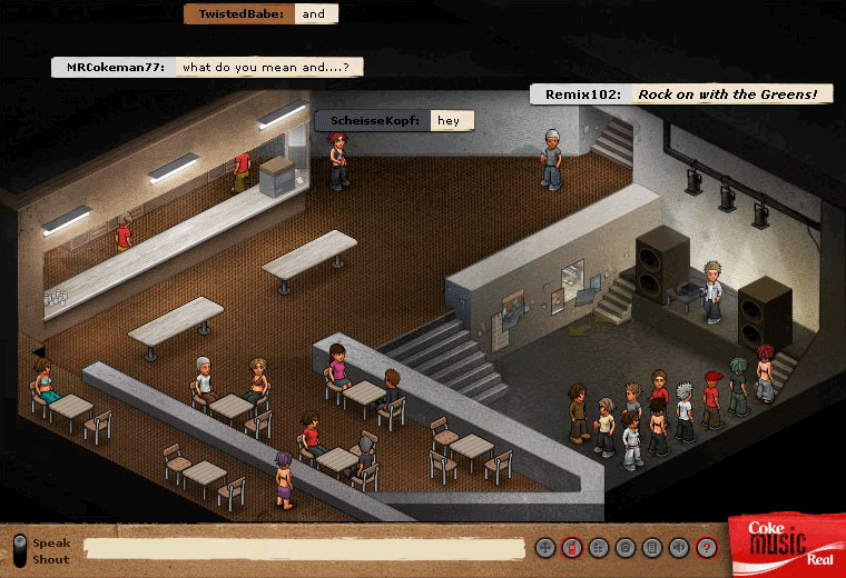 userExposed's tweet photo. here is a remake of the London public room from Coke Studios / cokemusic, a coca cola sponsored game by @sulake that was similar to @Habbo 

figured i would post this on here since i picked it up a while ago

#cokemusic #cokestudios #Habbo https://t.co/UUjCeliwmY