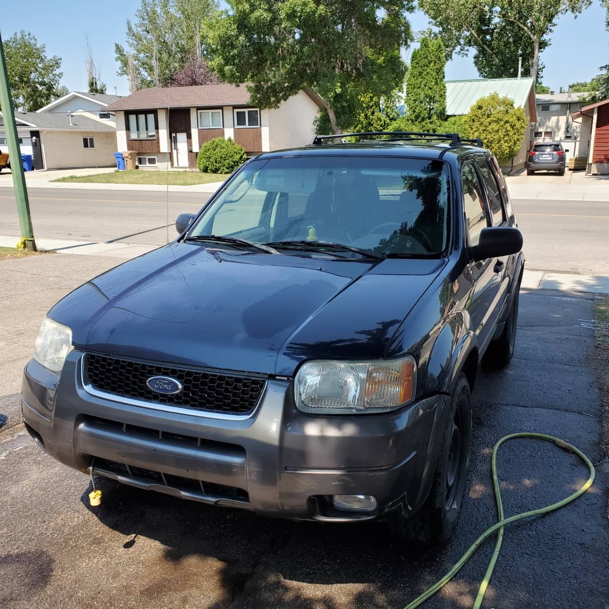 amacamp28's tweet photo. My weekend! New hood,  bumpers,headlights,taillights,4 doors,grille,mudflaps, front fenders and tail gate window opens. Daughter's car looks good now! Possible wee bit of heat stroke but worth it! She loves her car! 🥳🥳🥳 https://t.co/NXXMom5Gne