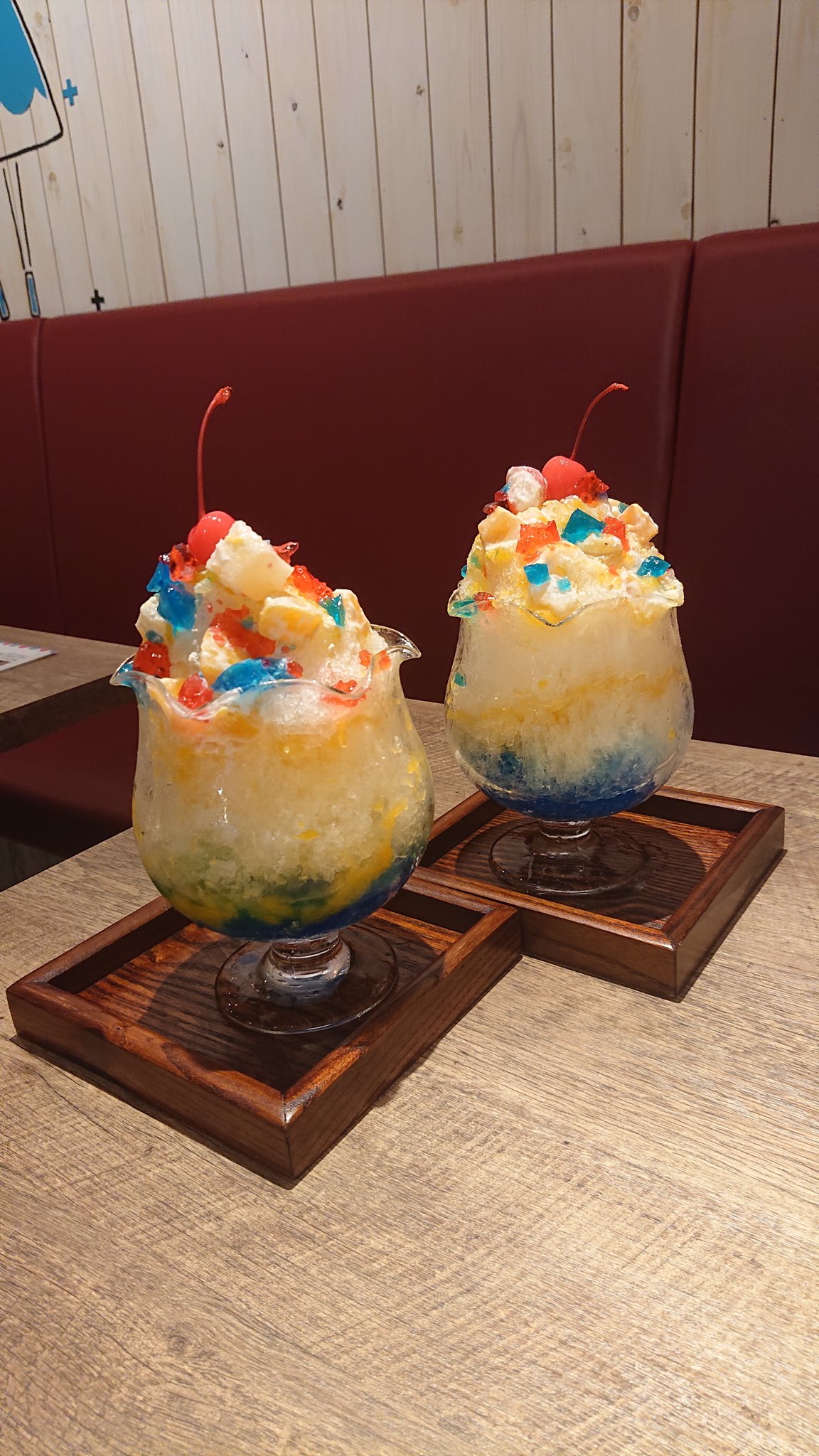 トッシー 裏なんばに4月にオープンした プリン 食堂さん 大阪みっくすジュースかき氷 プリン食堂 大阪みっくすジュースかき氷 みきゃんとカフェ巡り みきゃん 裏なんば かき氷 T Co Zup1v9qkjd Twitter