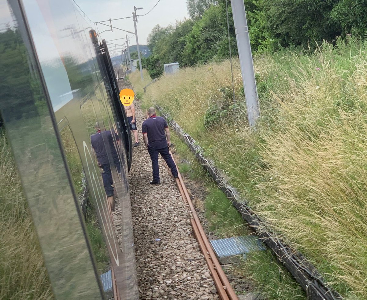 £50k of delays were caused on the #WCML at #BoltonLeSands yesterday by a trespasser. Our officers & @MorecambePolice chased him across fields and he was detained after a Taser was drawn (not fired). He’s been charged with Railway Obstruction and remanded for court in the morning.