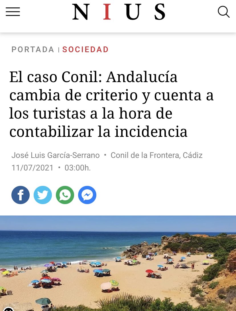 joancmarch's tweet photo. Sobre el caso #Conil: #Andalucía cambia de criterio y cuenta a los turistas a la hora de #contabilizar la #incidencia.
Pero como digo yo “No puede ser que en un caso se haya utilizado este criterio, y en otros sitios no se utilice el mismo criterio”
✅https://t.co/IxkxJXDAjU https://t.co/SQYzNEbfcd
