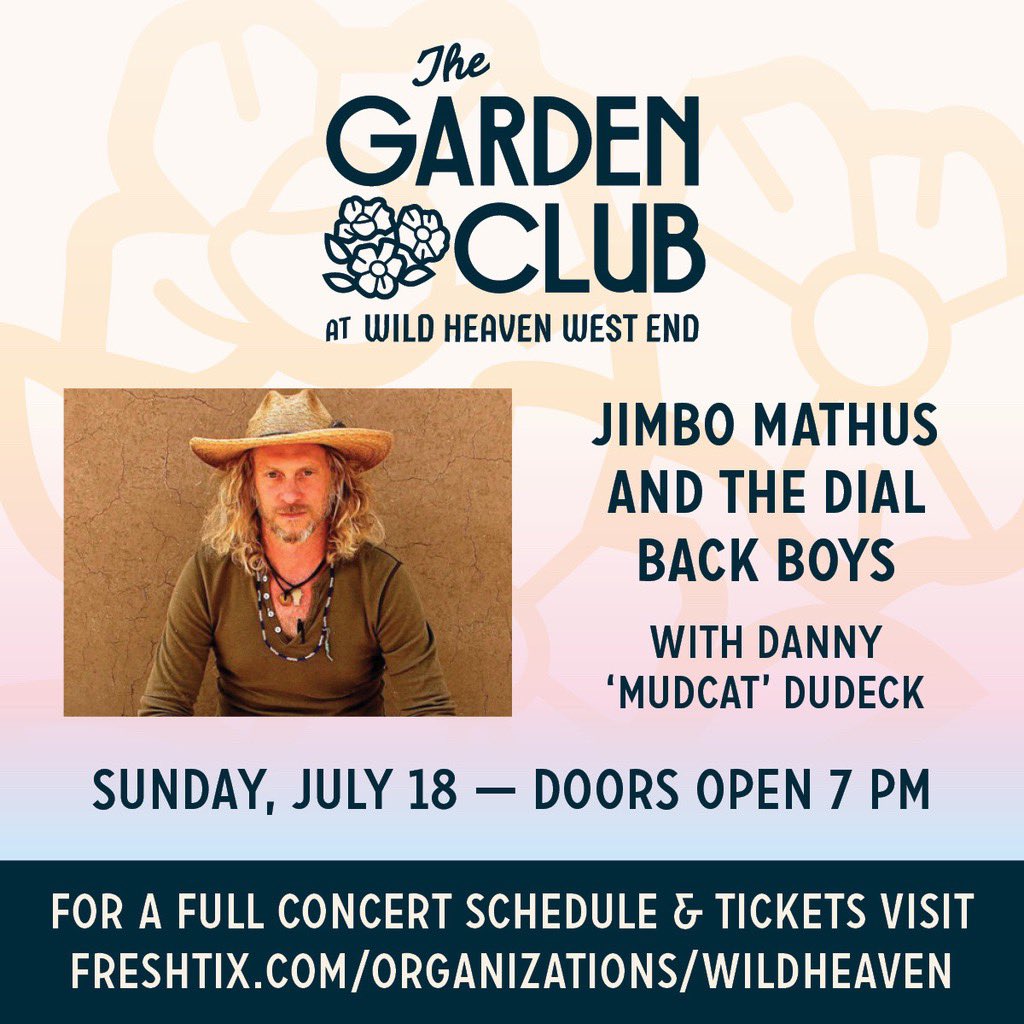 Wild Heaven Beer (Avondale, West End, Toco Hills) (@beerwildheaven) on Twitter photo Music alert! Mark those calendars for <a href="/JimboMathus/">Jimbo Mathus</a> & Co. performing live at our new live music venue at West End - next Sunday 7/18! #thegardenroom #wildheavenwestend #westendatl #leeandwhite #atlantamusic #atlmusicvenue #atlmusic #jimbomathus #wildheavenbrewery Music alert! Mark those calendars for <a href="/JimboMathus/">Jimbo Mathus</a> & Co. performing live at our new live music venue at West End - next Sunday 7/18! #thegardenroom #wildheavenwestend #westendatl #leeandwhite #atlantamusic #atlmusicvenue #atlmusic #jimbomathus #wildheavenbrewery